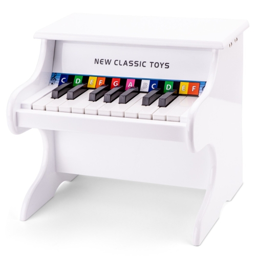 Neu Classic Toys Piano Weiß 18 Tasten
