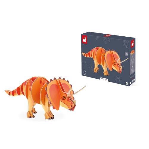 Janod Dino 3D-Puzzle Triceratops