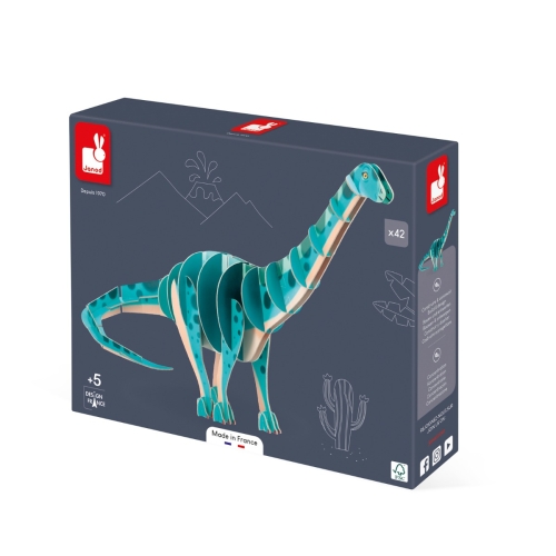 Janod Dino 3D-Puzzle Diplodocus