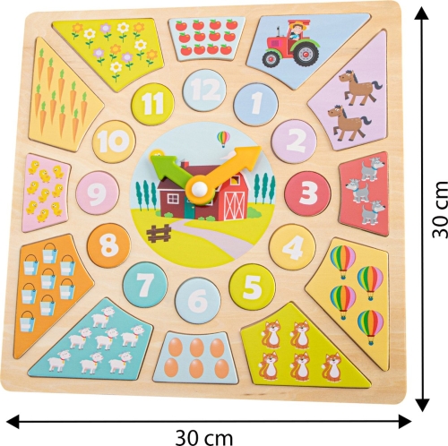 Neu Classic Toys Multiuhr-Puzzle