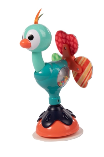 BoJungle Saugnapf Spielzeug Cute Peacock