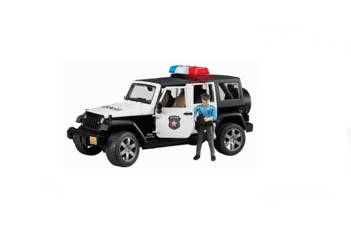 Bruder Jeep Wrangler USA Polizei mit Figur