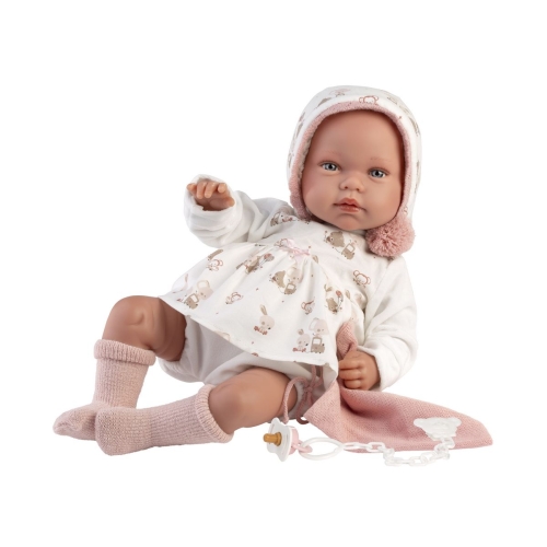 Llorens weinende Babypuppe Tala Rosa mit Ton 44 cm