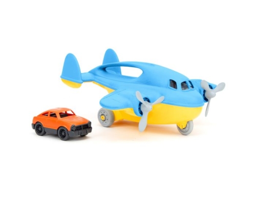 Green Toys Frachtflugzeug Blau
