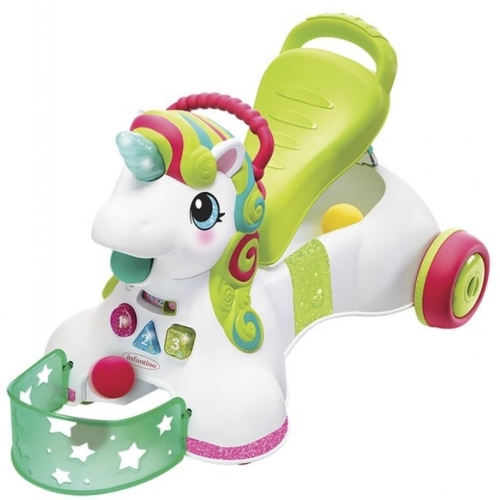 Infantino Sensorisch 3 in 1 Fahrt mit dem Einhorn