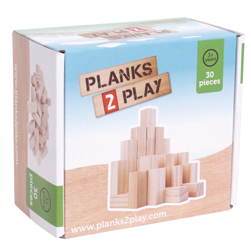 Planks2Play Holzsäulen 30 Stück klein