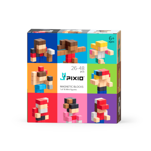 Pixio Magnetische Spielzeug-Minifiguren 