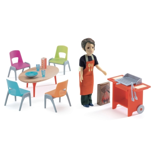 Djeco Barbecue Grill mit Zubehör 
