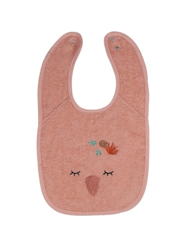 Blush &amp; Blossom - Lätzchen aus Frottee - Schwan Efeu