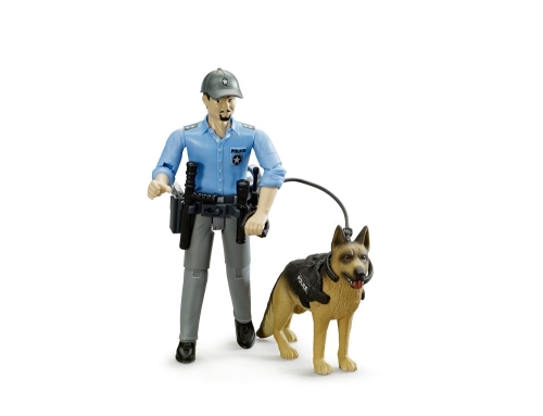 Bruder bworld Police mit Hund