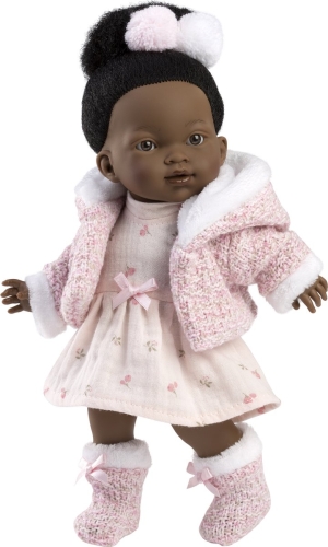 Llorens Soft Body Puppe Zoë Rosa Kleid 28 cm