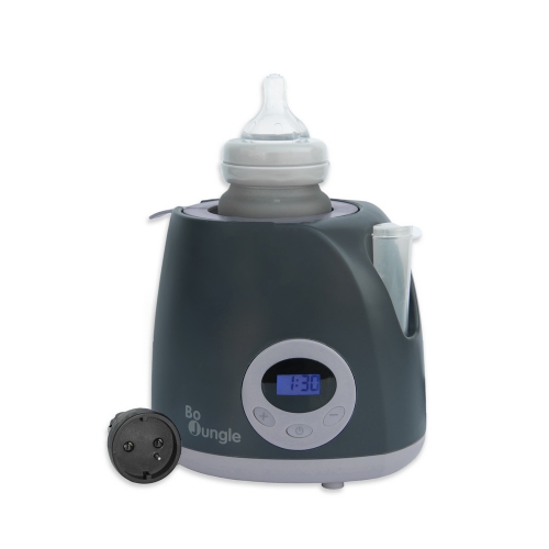 BoJungle B-Flaschenwärmer Superfast Digital Auto und Zuhause Shady Grey 
