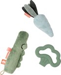 Done by Deer Tiny Activity Toy Set Croco Grün (3 Teile)