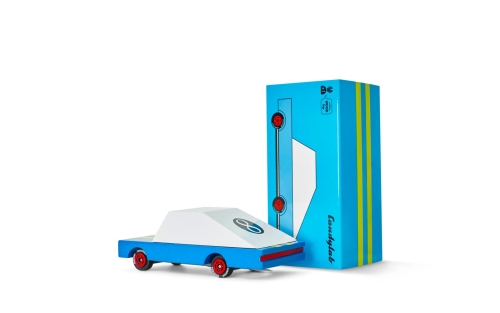 Candylab Candycar blauer Rennwagen