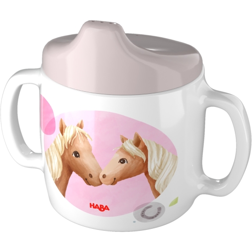 Haba Trinkbecher Pferde