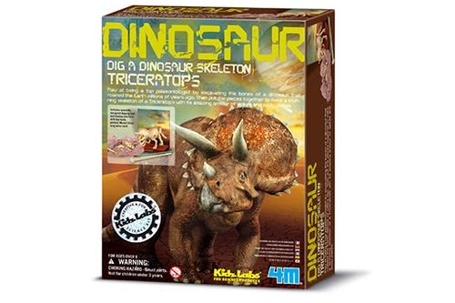 4M Kidz Lab Dig dein Triceratops Op