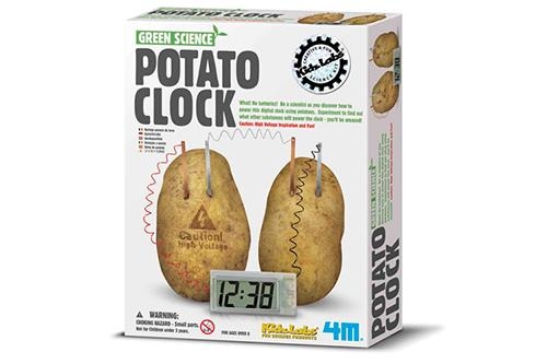 4M Kidz Lab Green Wissenschaft Kartoffel Uhr