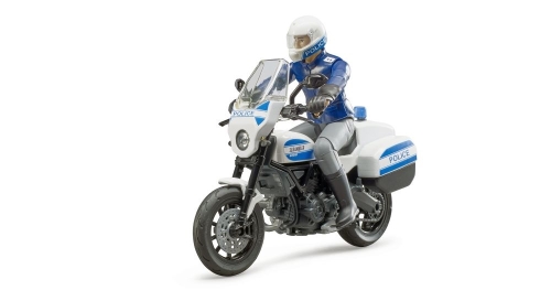 Bruder Polizei Motorrad Ducati Scrambler