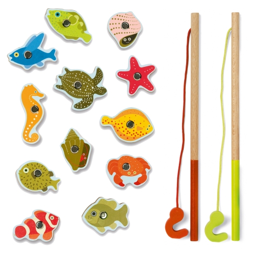 Djeco magnetisches Angelspiel tropische Fische