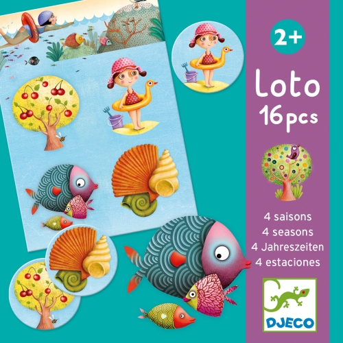Djeco Memory Lotto 4 Jahreszeiten