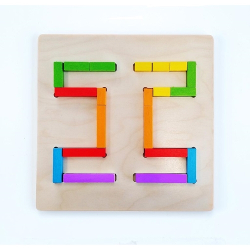 Engelsherz Formt Puzzlestangen