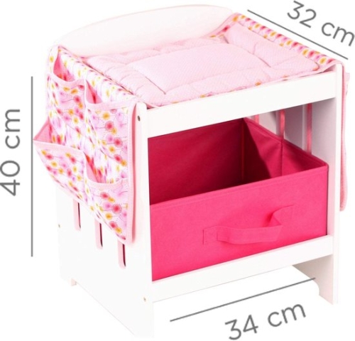 Götz Needful Things, Wickeltisch Baby Spa, Babypuppen 30-33 cm / 42-46 cm (Inhalt: 4 Teile)