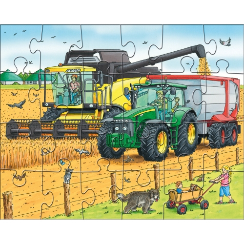 Haba Puzzle Traktor und Co