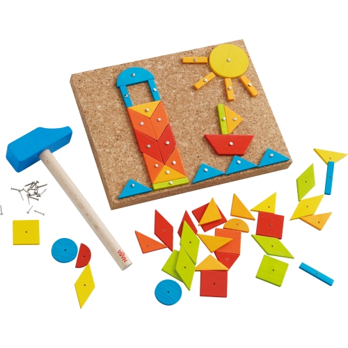 Haba Spiel Hammer Zapfhahn Herzmuschelfell