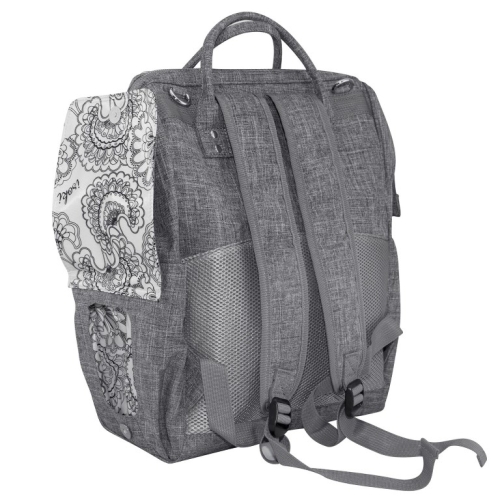 Isoki Rucksack / Wickeltasche Eliot Grey