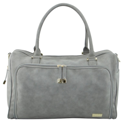 Isoki Wickeltasche Double Zip Satchel Stone