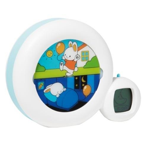 Kidsleep Moon weiß Uhr + Wecker