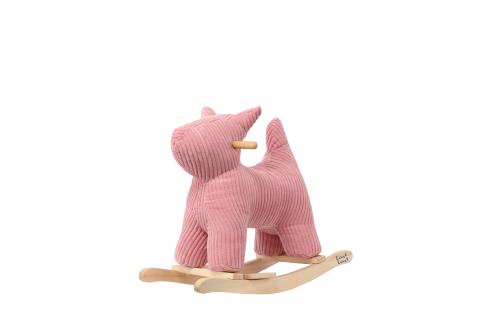 Label Label Schaukeltier Hund pink