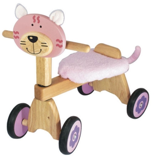 Ich bin Toy Balance Bike Poes Pink