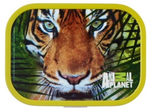 Lunchbox Campus Midi Animal Planet Tigergrün