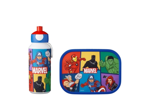 Mepal Trinkflasche und Brotdose Campus Avengers