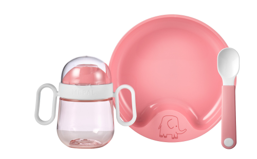 Mepal Mio Babyservice 3-teilig Deep Pink