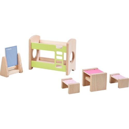 Haba Dollhouse Möbel Kinderzimmer für zwei