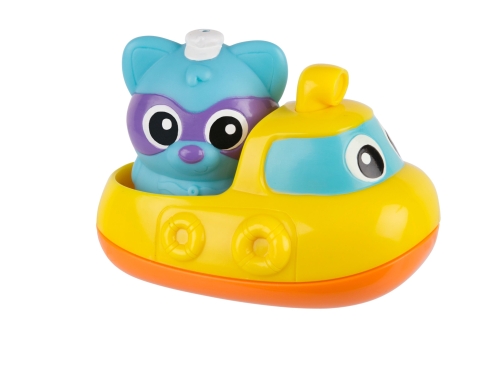 Playgro Badespielzeug Waschbär und U-Boot