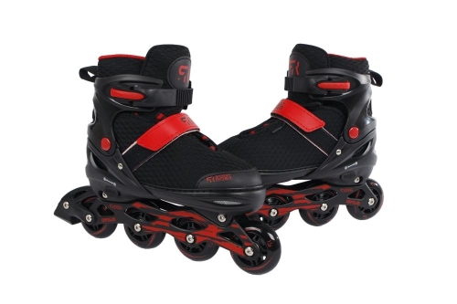 Street Rider Inlineskates Pro Schwarz Größe 33-37