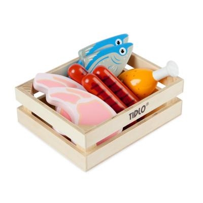 Tidlo Holzfleisch und Fisch
