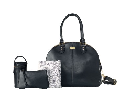 Isoki Wickeltasche Madame Polly Toorak Black