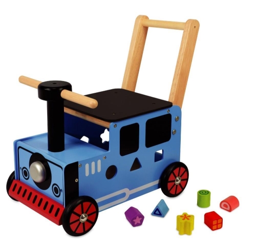 Ich bin Toy Carriage Train Blue
