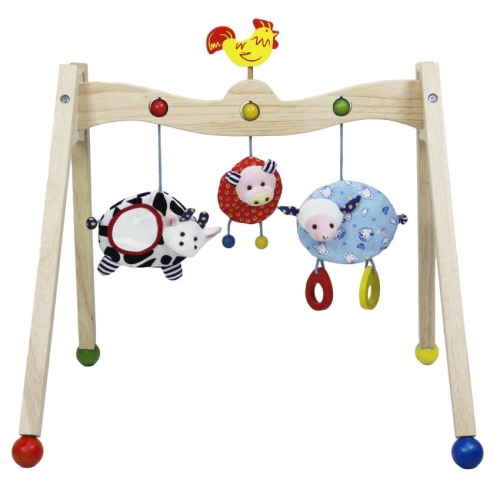 Primi Passi Baby Gym Tiere aus Holz