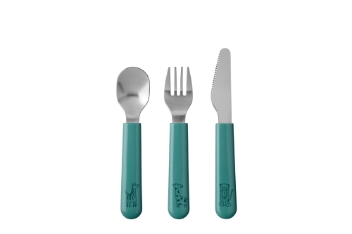 Mepal Kinderbesteck-Set Mio 3-teilig Deep Turquoise