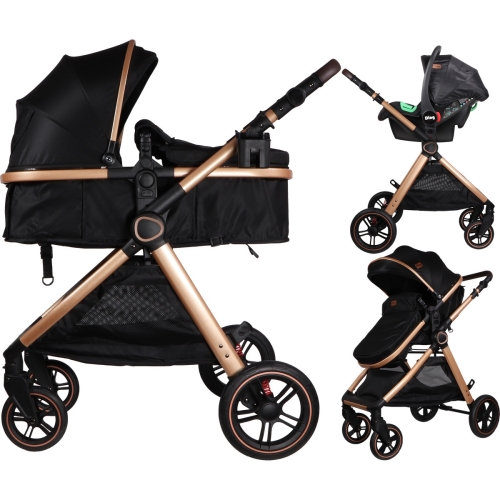 Ding 3-in-1 Buggy Liam Schwarz/Rose