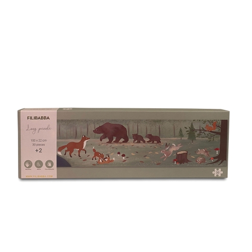 Filibabba Puzzle mit 30 Teilen nordische Tiere