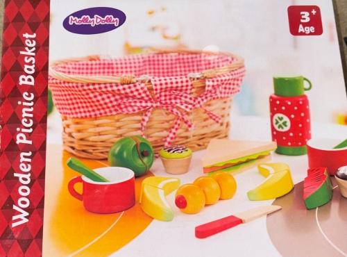 MollyDolly Picknickkorb aus Holz