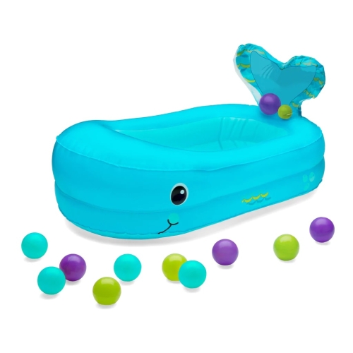 Infantino Opblaasbaar Bad Walvis Blauw