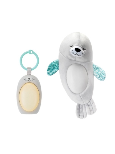 Infantino WOM 3 in 1 Geräusche &amp; Lichter Beruhigender Pal Seal
