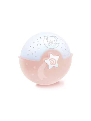 Infantino - WOM - Beruhigendes Licht &amp; Projektor - Staubiges Rosa